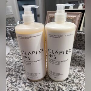OLAPLEX No.4 and No.5 Bond Maintenance Shampoo and Conditioner Duo Liter Set